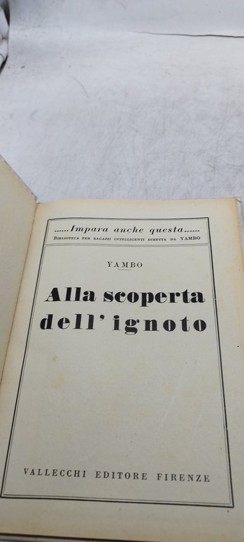yambo alla scoperta dell'ignoto