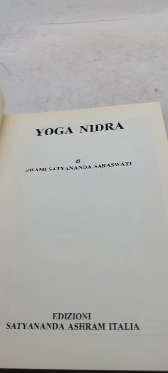 yoga nidra di swami satyananda saraswati