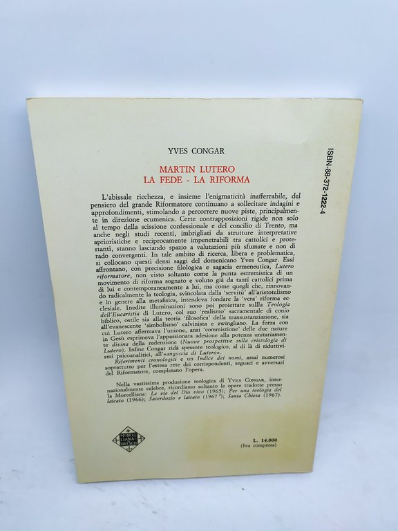 yves congar lutero la fede -la riforma morcelliana