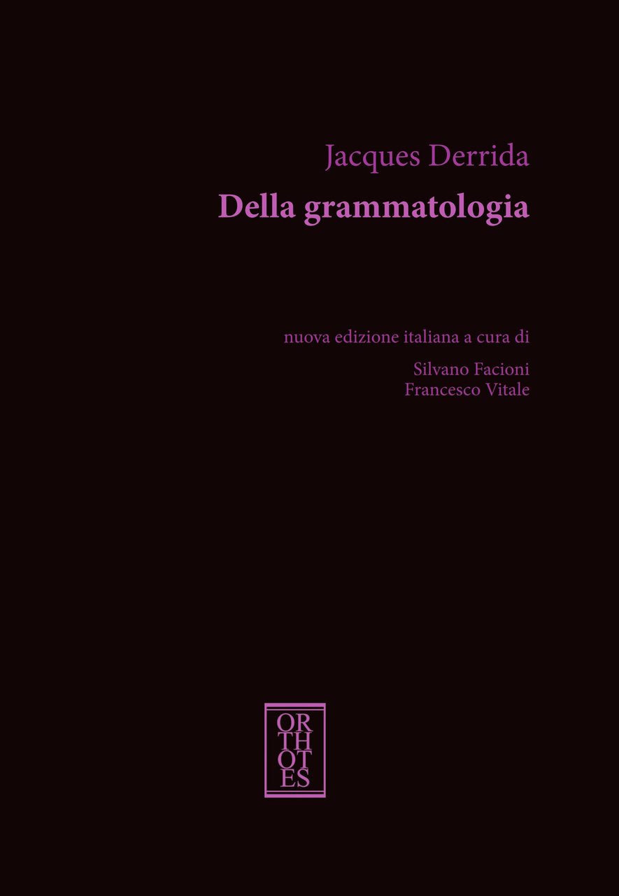 Della grammatologia | Immagine principale
