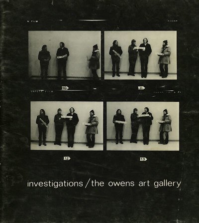 Investigations. Ian Carr-Harris, John Greer, N. E. Thing Co.