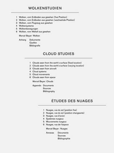 Wolkenstudien / Cloud Studies / Études des nuages