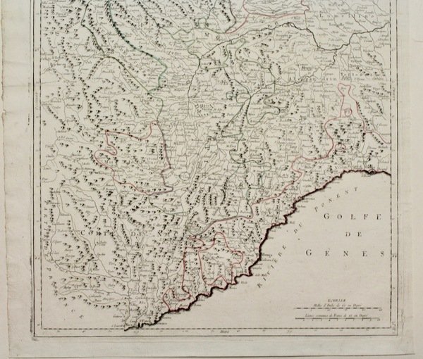 Carte qui contient la Principauté de Piémont, le Monferrat et …