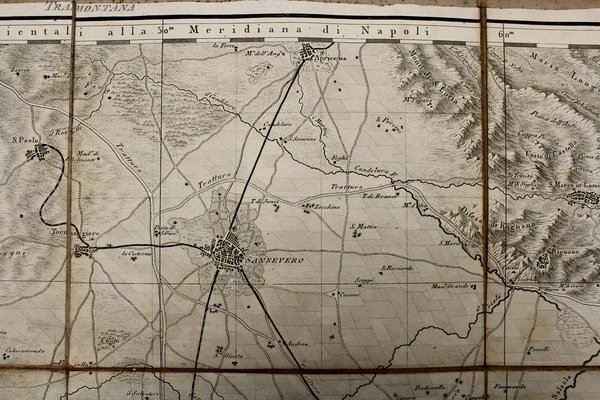 (Foggia, Lucera, Sansevero) Foglio 11 da "Atlante geografico del Regno …