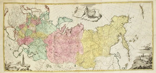 Tabula geographica generalis Imperii Russici ad normam novissimarum observationum astronomicarum …