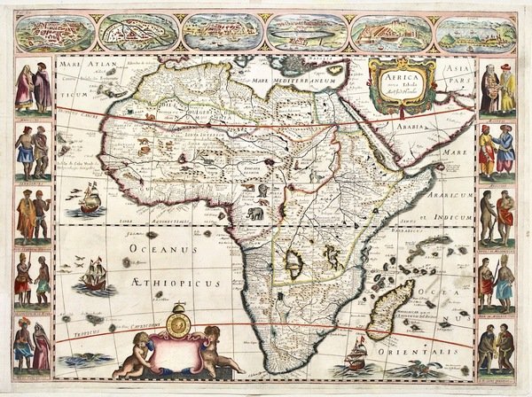 Africa nova tabula Auct: Jud: Hondio