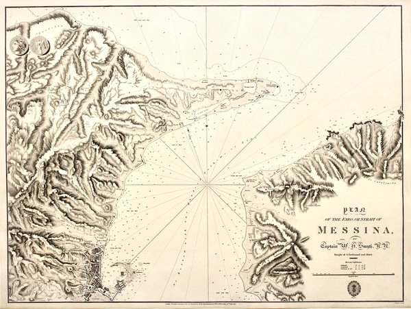 Plan of the faro, or strait of Messina