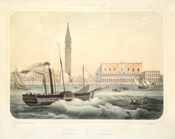 Vue prise de la mer - Venecia, vista tomada del …