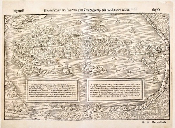 Contrafhetung der fürnemen statt Venedig sampt den umbligenden Inseln