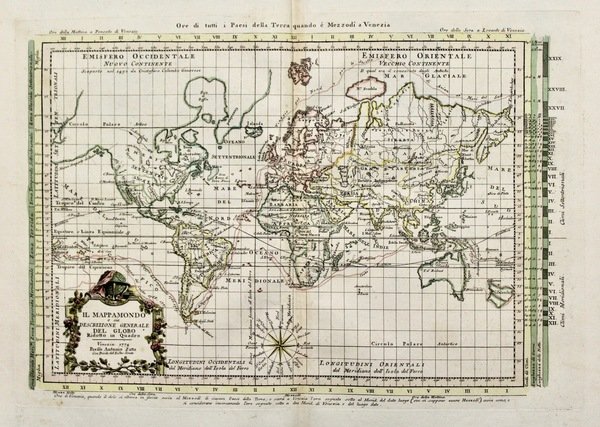 Il Mappamondo o sia descrizione generale del globo ridotto in …