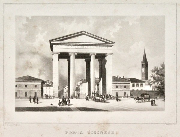 Veduta della Piazza Maggiore di Parma