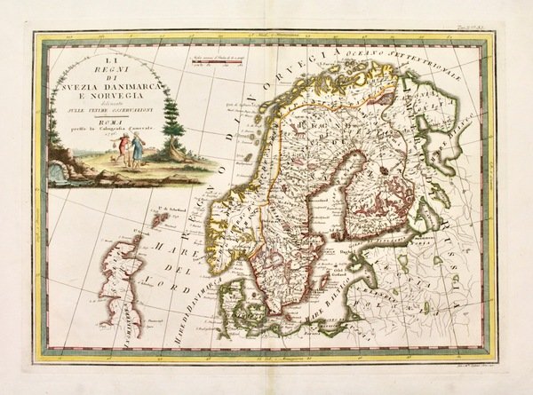 Li regni di Svezia Danimarca e Norvegia delineate sulle ultime … | Immagine Gallery 1