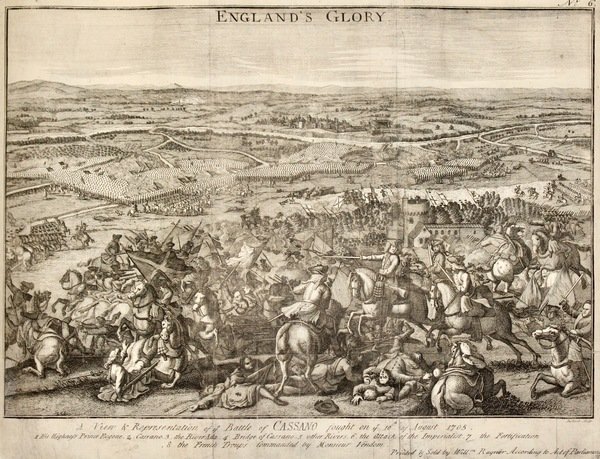 A View & Representation of ye Battle of Cassano fought …