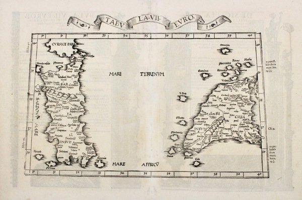 Tabula VII, Euro. (Sardegna e Sicilia).