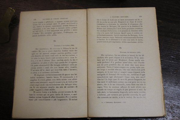 Epistolario raccolto e ordinato da Prospero Viani.