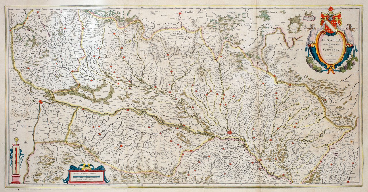 Alsatia landgraviatus cum Suntgoia et Brisgoia. Ger. Mercatore auct