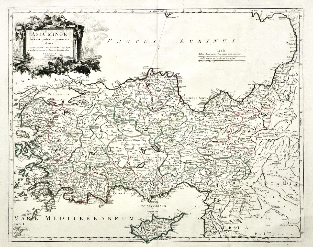 Asia Minor in suas partes seu provincias divisa. | Immagine principale
