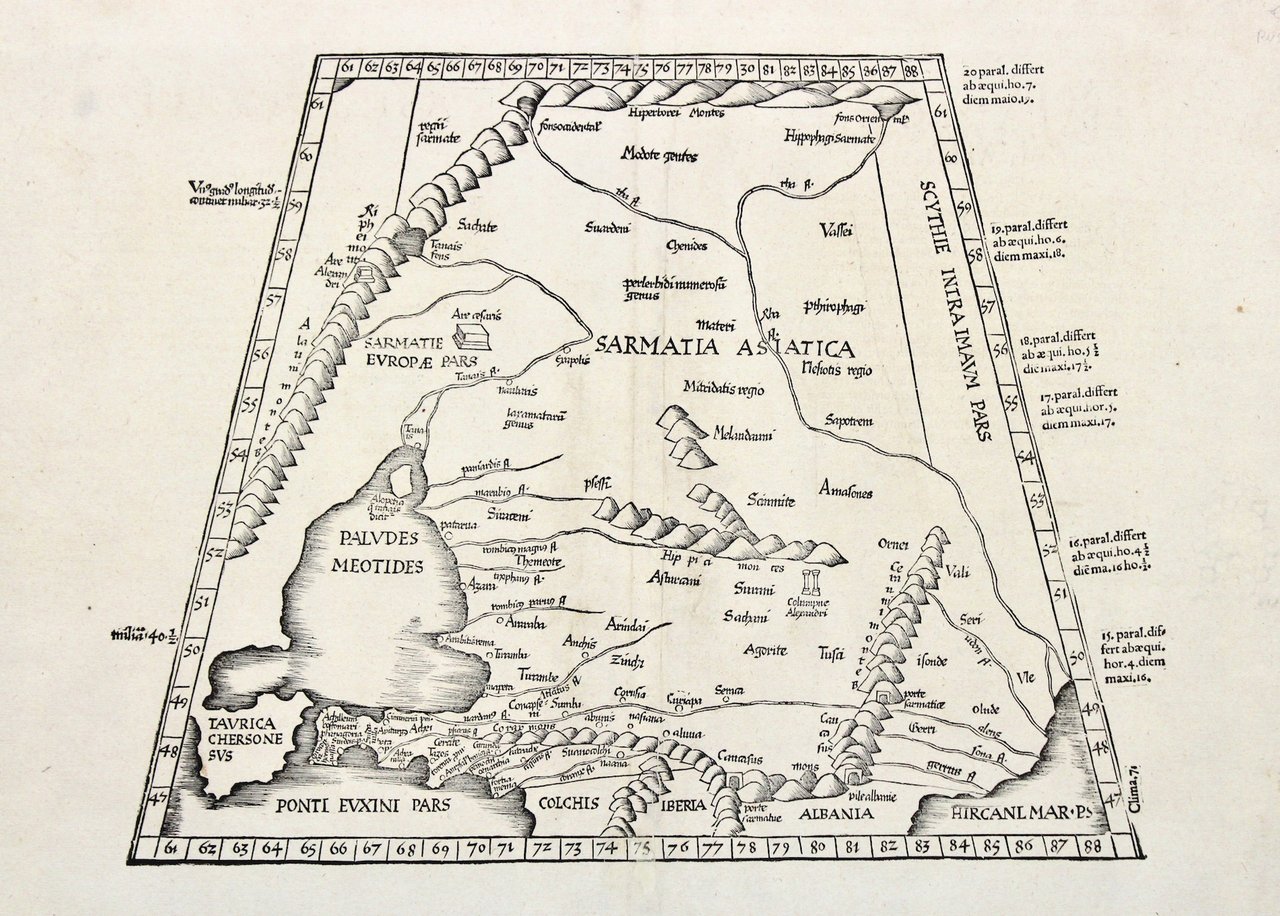 Asiae tabula secunda continet Sarmatiam Asiaticam | Immagine principale