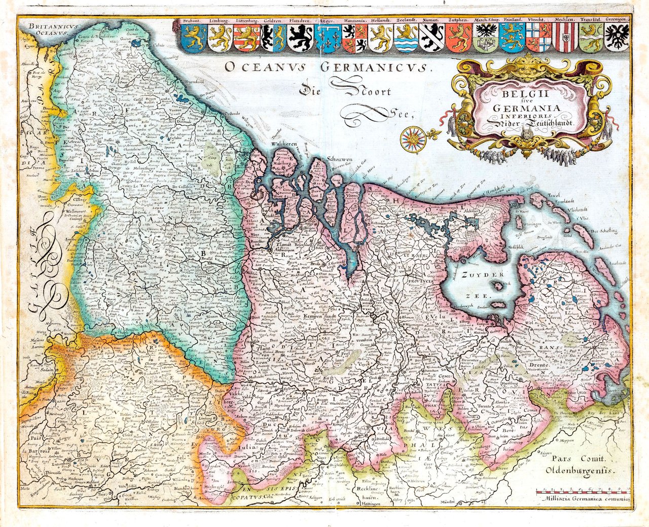 Belgii sive Germania inferioris Nider Teutschland. | Immagine principale