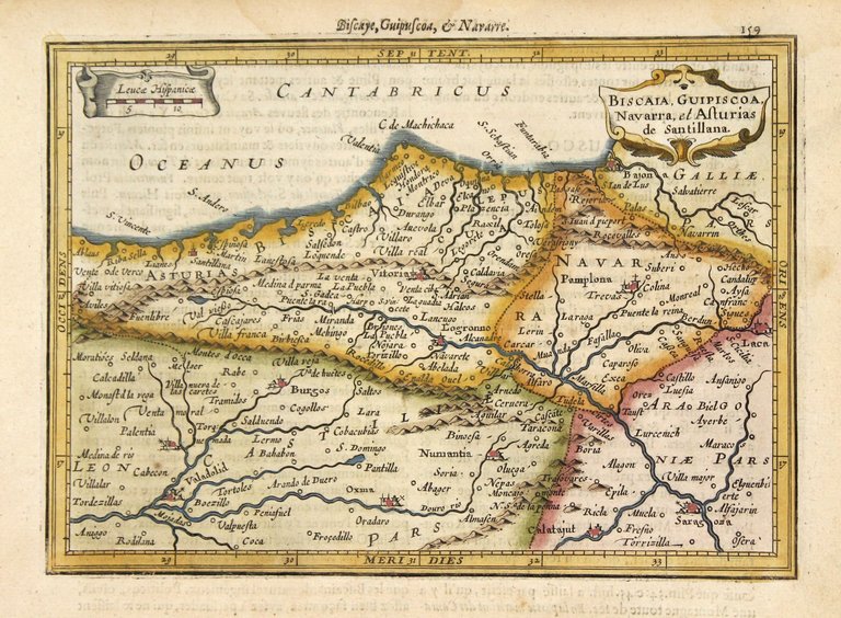 Biscaia, Guipiscoa, Navarra et Asturias de Santillana.