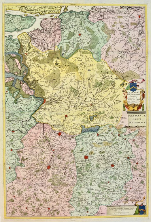 Brabante parte meridionale descritta e dedicata…(con:) Parte settentrionale descritta e …