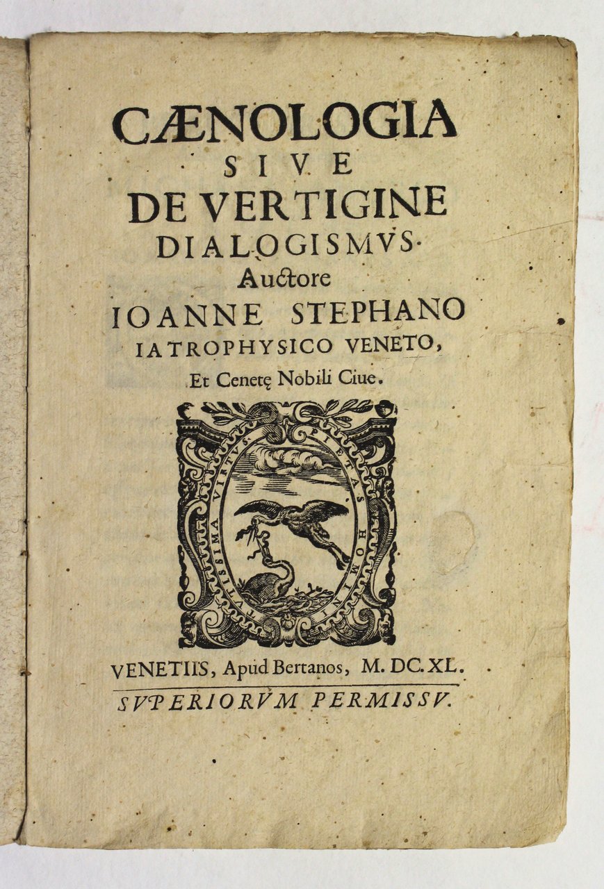 Caenologia sive de vertigine dialogismus