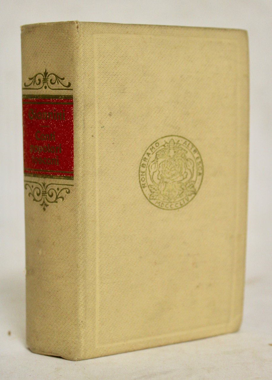 Canti popolari toscani