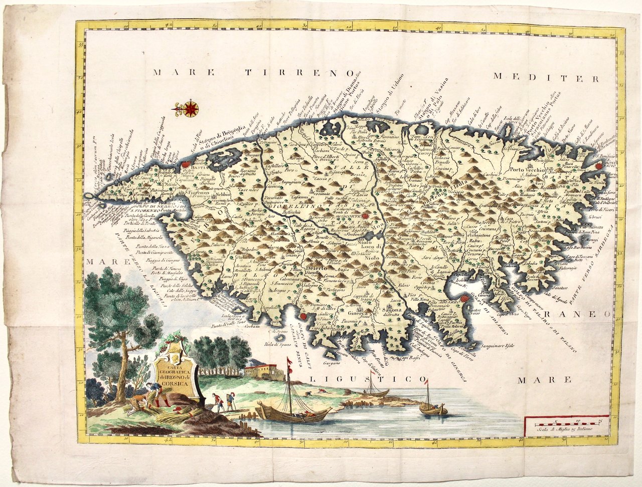 Carta geografica del Regno di Corsica | Immagine principale