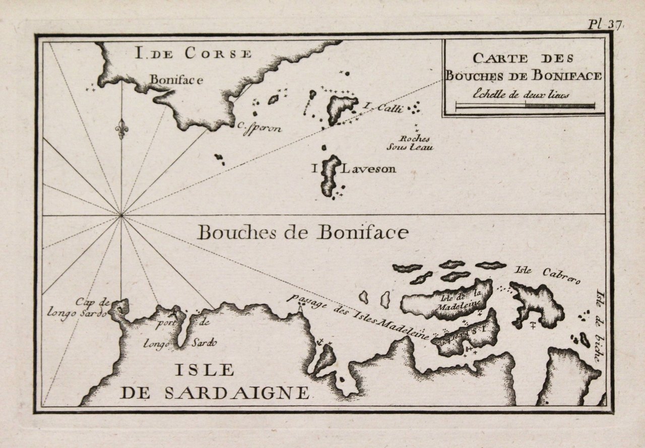 Carte des Bouches de Boniface