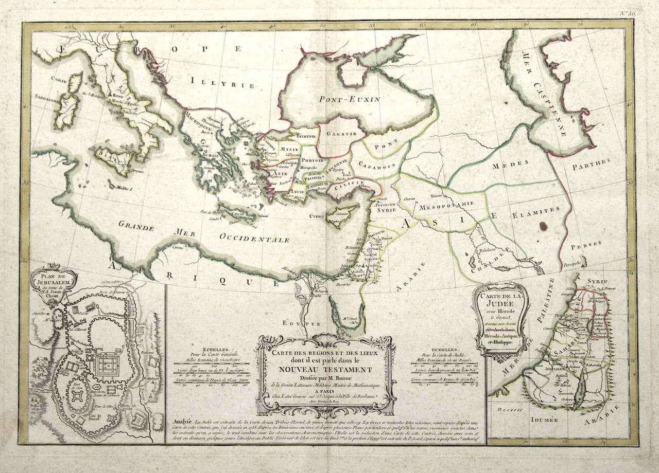 Carte des regions et des lieux don't il est parlé …