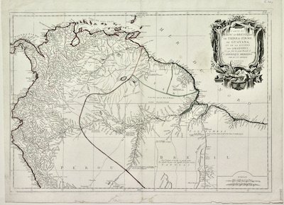 Carte du Perou et Bresil sep.l de Tierra - Firme, … | Immagine principale