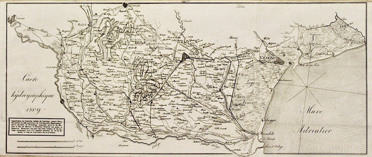 Carte hydrographique 1809.