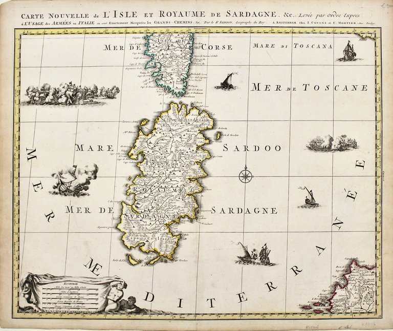 Carte nouvelle de l'isle et royaume de Sardagne