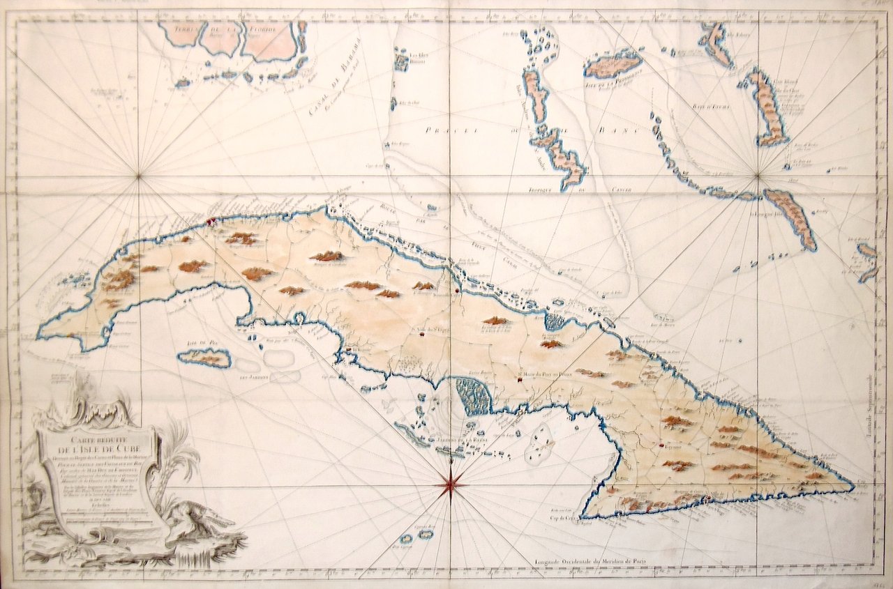 Carte réduite de L 'Isle de Cuba.