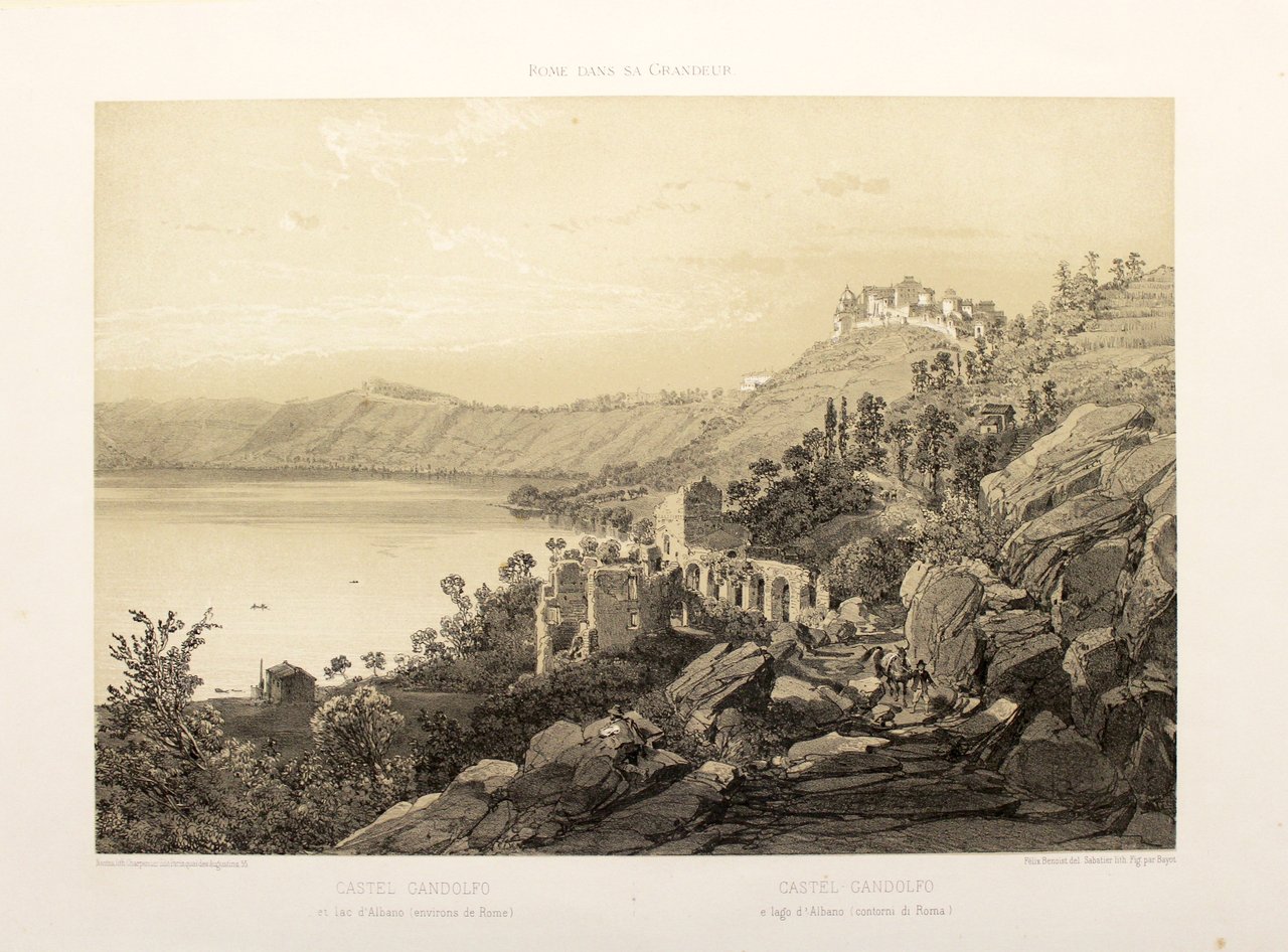 Castel Gandolfo et lac d’Albano (environs de Rome) (ripetuto in … | Immagine principale