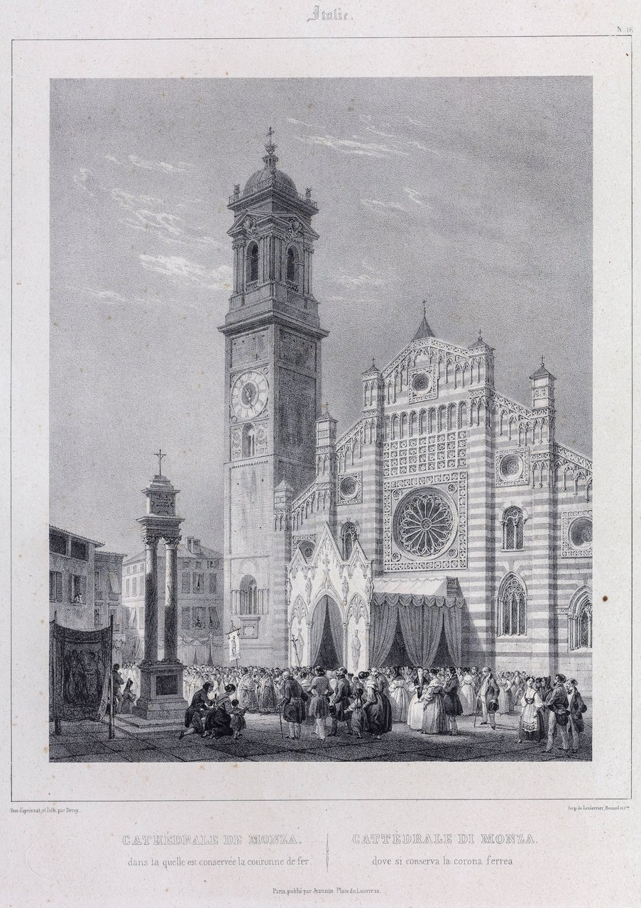 Cathedrale de Monza-Dans la quelle est conservée la couronne de …