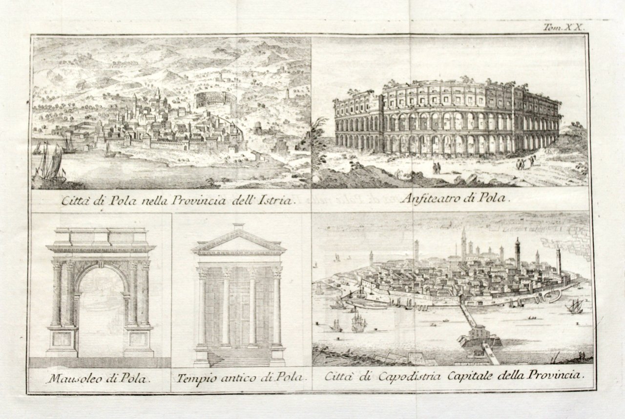 Città di Pola nella provincia dell'Istria-Città di Capodistria capitale della … | Immagine principale