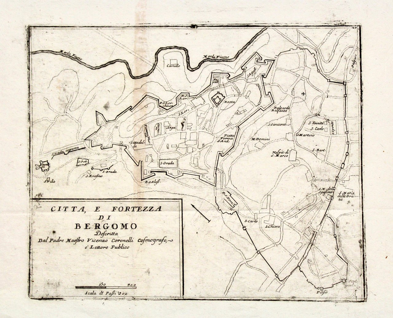 Citta, e fortezza di Bergomo descritta dal padre Maestro Vicenzo …