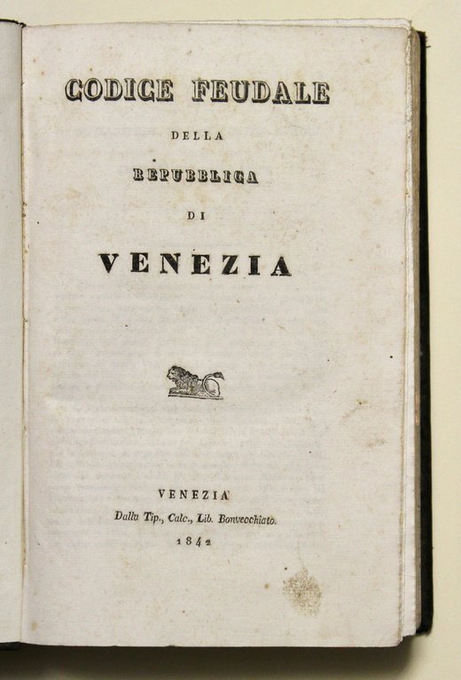 Codice feudale della Repubblica di Venezia