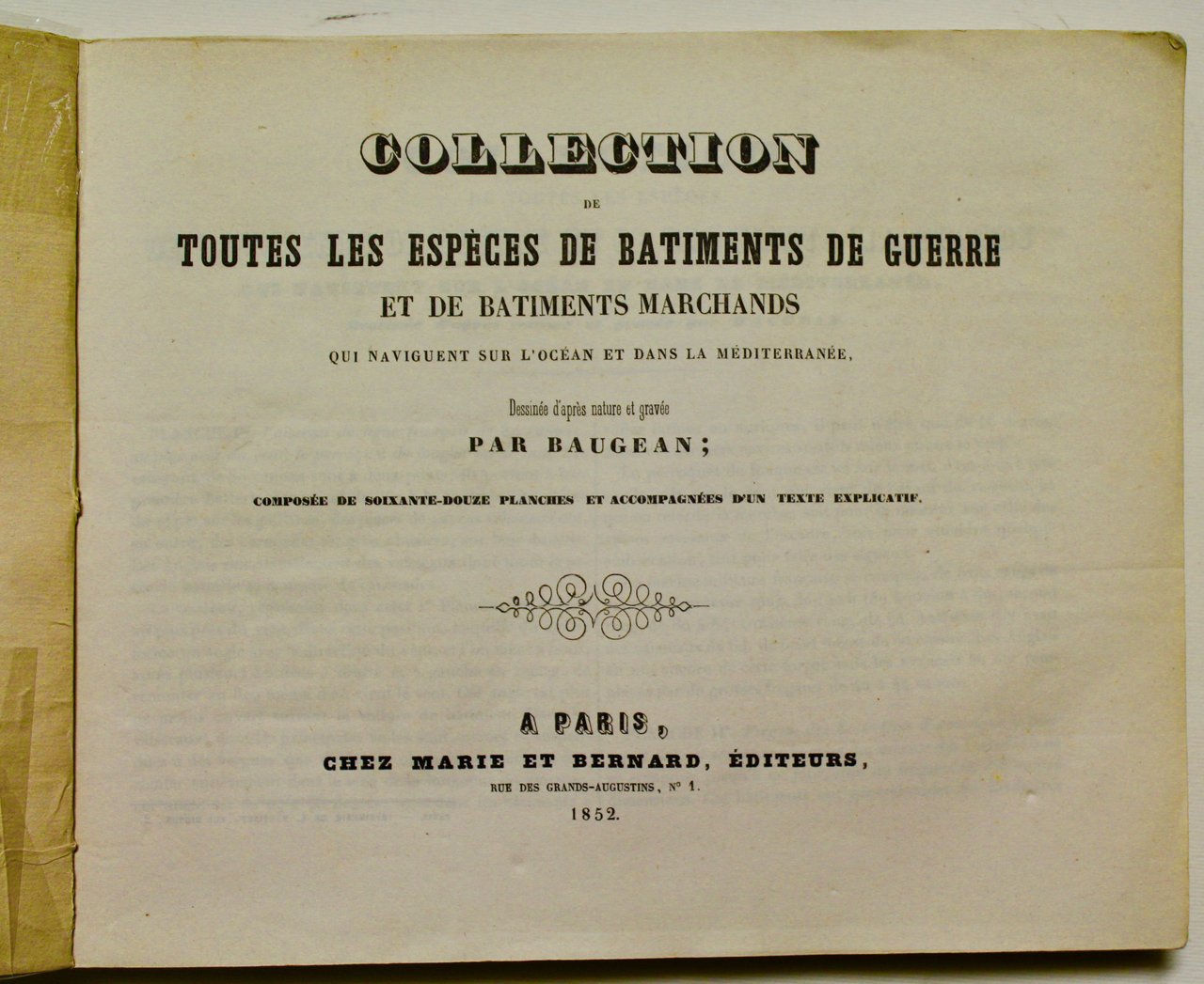 Collection de toutes les especes de batiments de guerre et …
