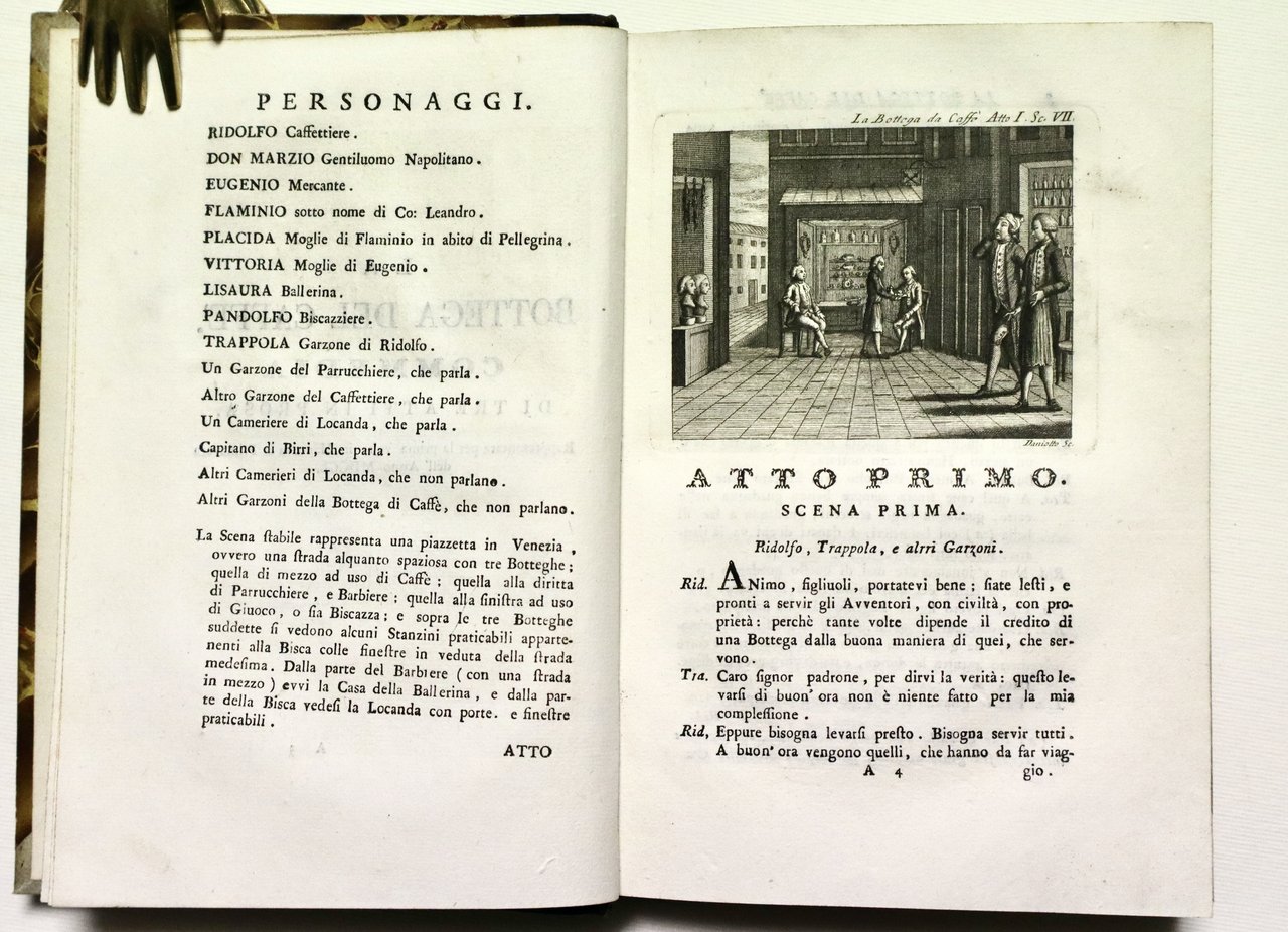 Commedie del sig. Carlo Goldoni. Vol. 4: La Bottega del … | Immagine principale