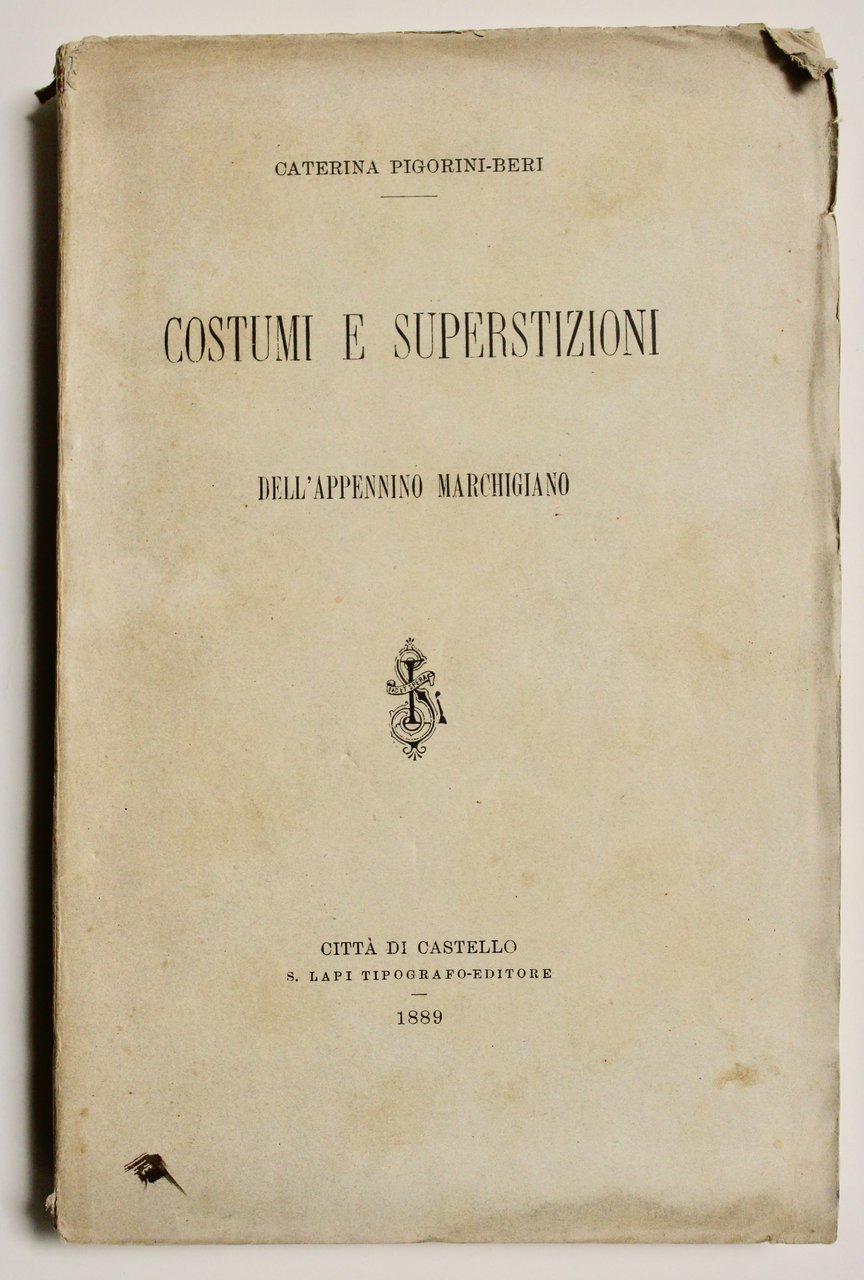 Costumi e superstizioni dell'appennino marchigiano