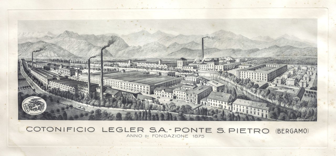 Cotonificio Legler S.A.-Ponte S. Pietro (Bergamo). Anno di fondazione 1875