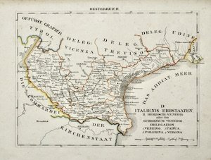 D. Italienis. Erbstaaten. II. Herzogth: Venedig oder das Gubernium Venedig. … | Immagine principale