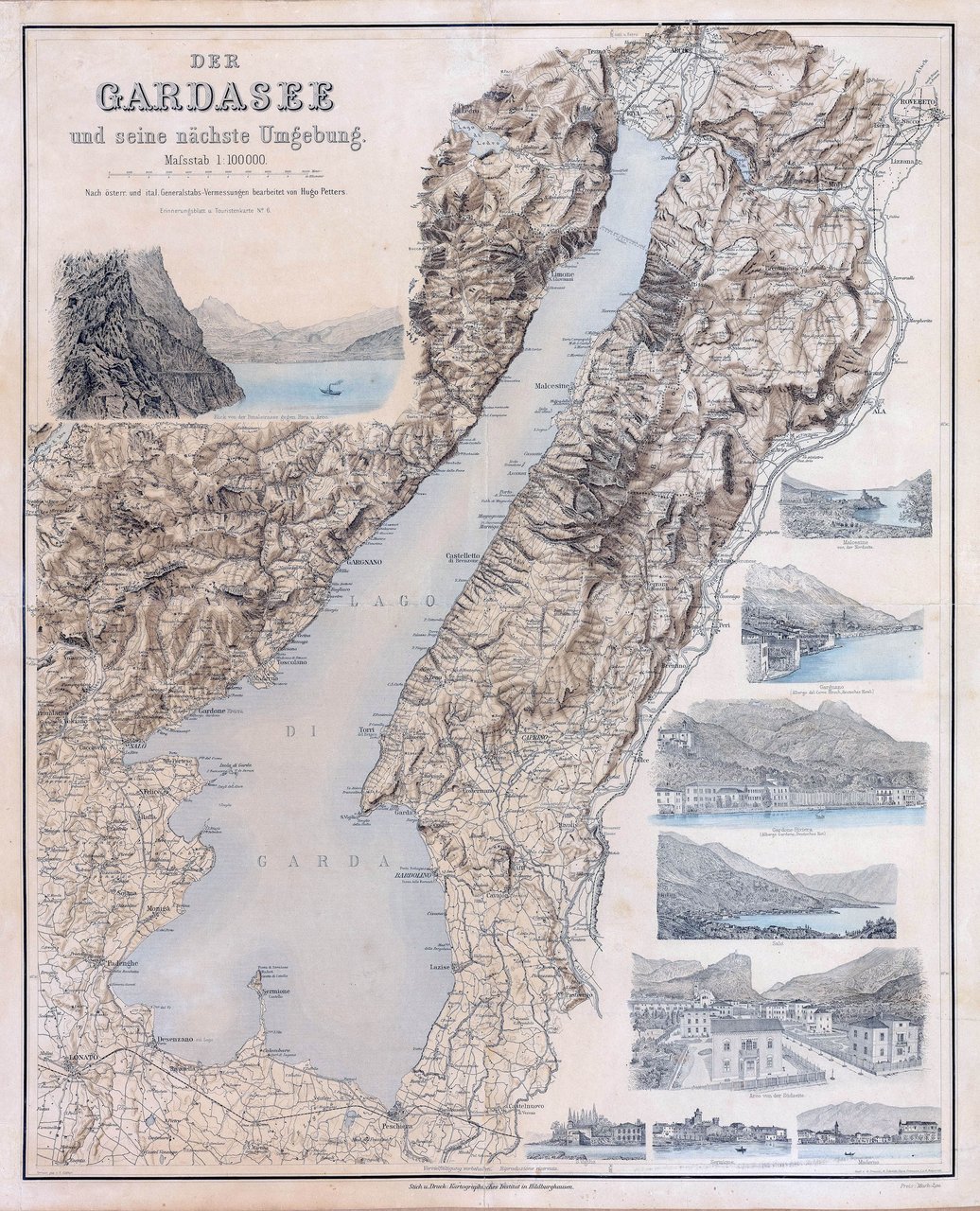 Der Gardasee und seine naechste umgebung