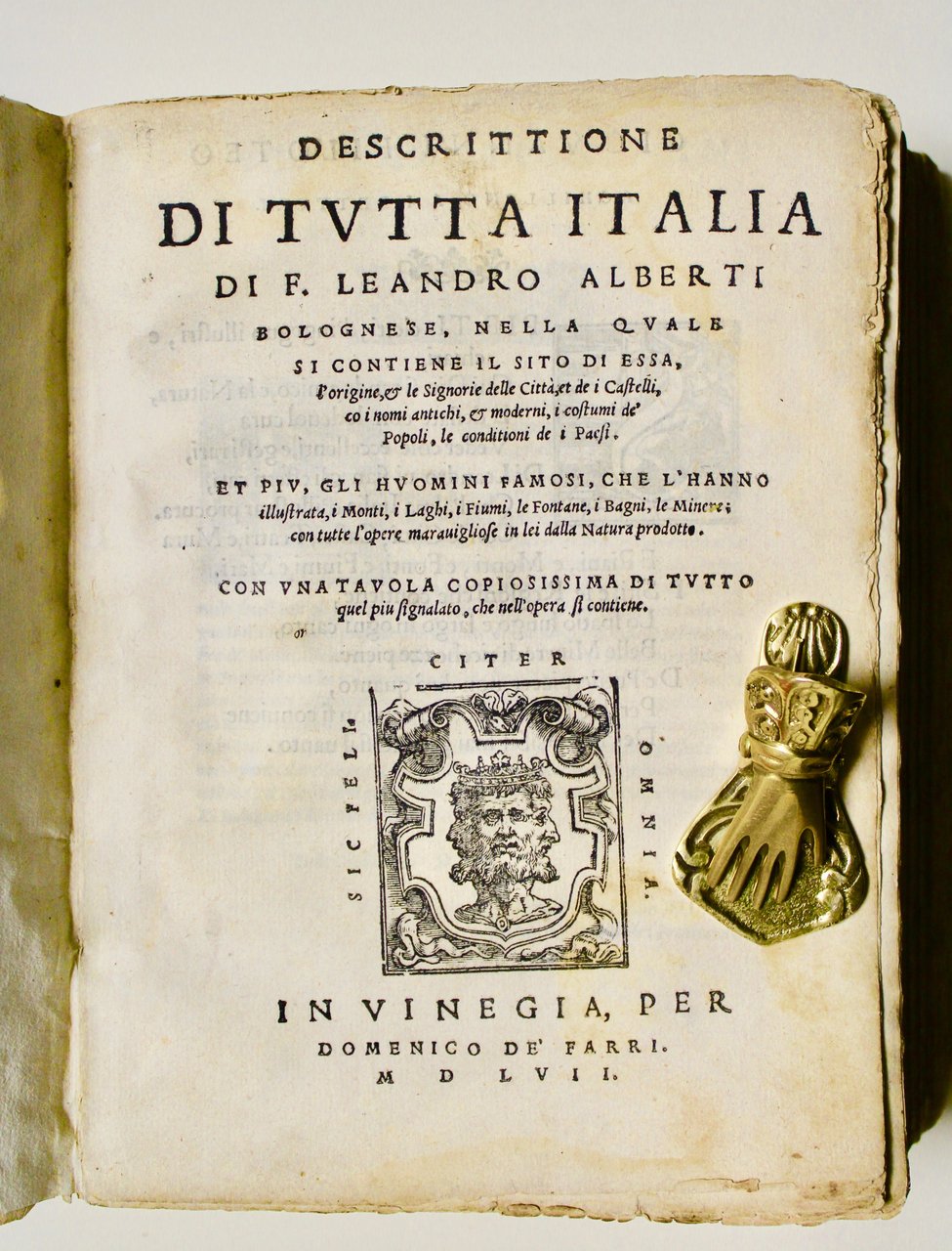 Descrittione di tutta Italia di F. Leandro Alberti bolognese, nella …