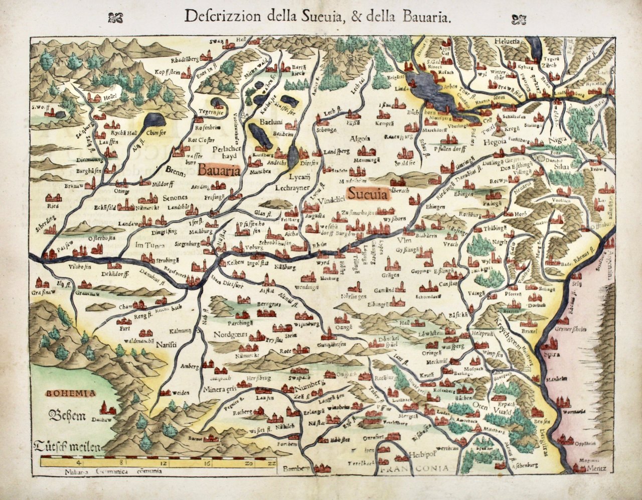 Descrizzion della Svevia, & della Bavaria