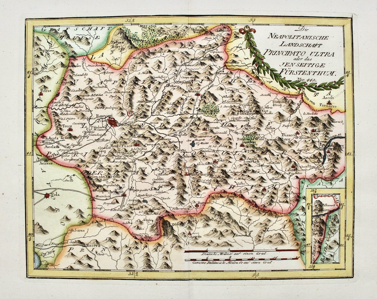 Die Neapolitanische Landschaft Principato Ultra oder das jenseitige Fürstenthum