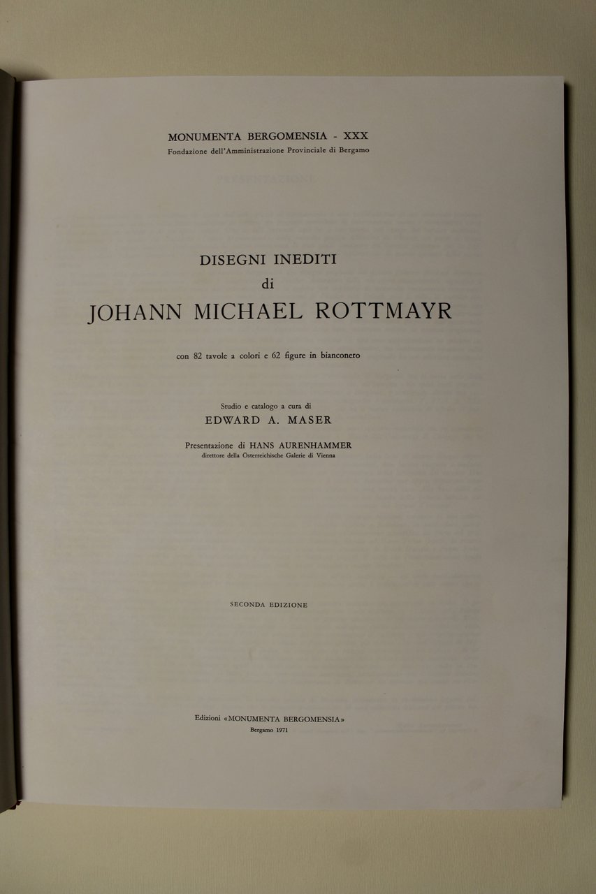 Disegni inediti di Johann Michael Rottmayr.