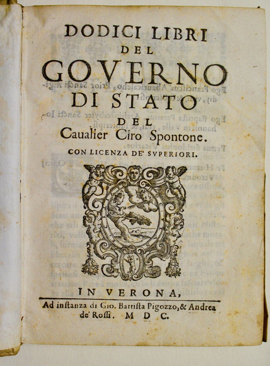 Dodici libri del Governo di Stato